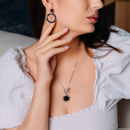 Колье Fiore Luna, Jet